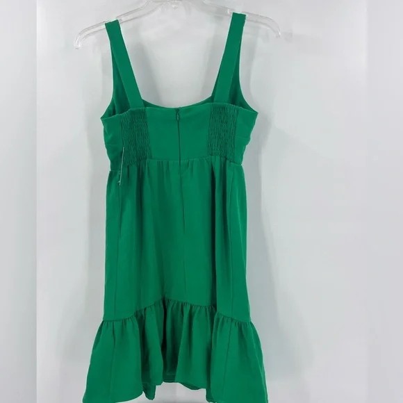 Boston proper Versatile Tiered Short Dress green new size XS - Picture 4 of 8